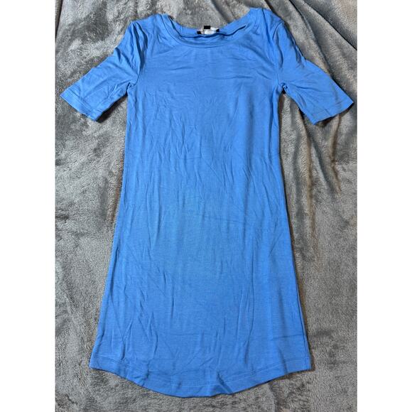 NWT Universal Standard Blue‎ FOUNDATION S/S CREW NECK TEE SZ 4XS 00-0 Modal - Picture 1 of 7